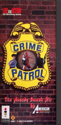 Crime Patrol 3DO US box art